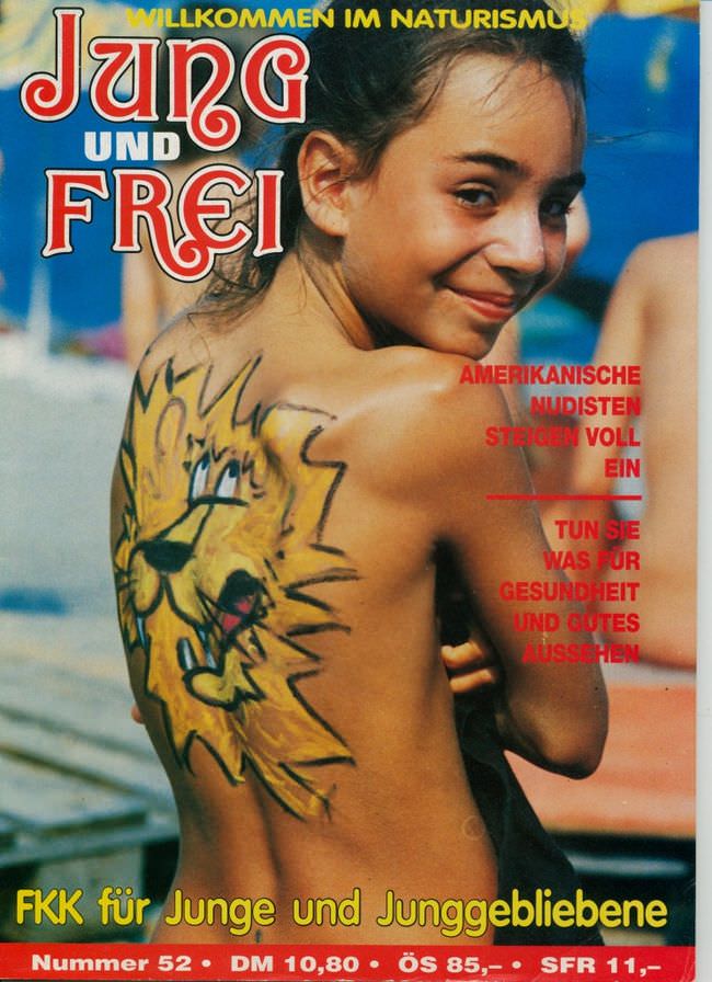 Jung und Frei Nr.52 - nude young nudists girls photo magazine