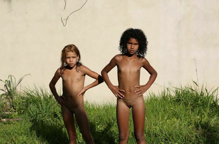 Beauty nudists resting in Brazil